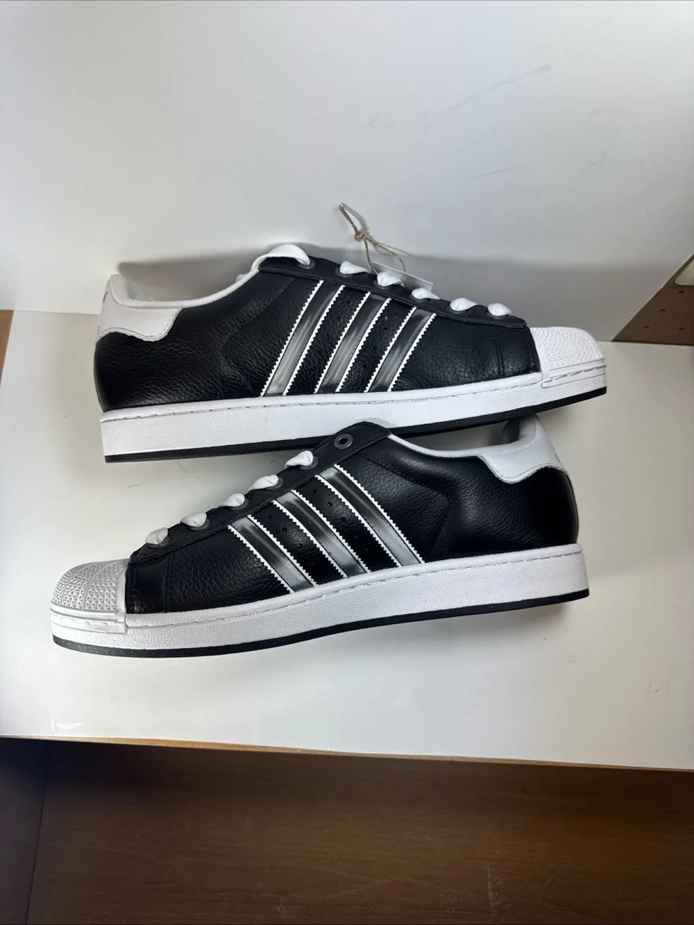 Adidas Superstar 2 Black Matte Silver White Size 12 Men’s Sneakers